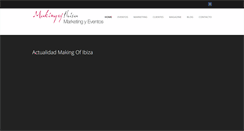 Desktop Screenshot of makingofibiza.com